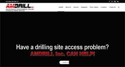 Desktop Screenshot of amdrillinc.com